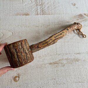 Vintage Novelty Bug Swatter - Hand Made Wooden Hammer